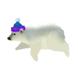 Baby Hat Polar Bear